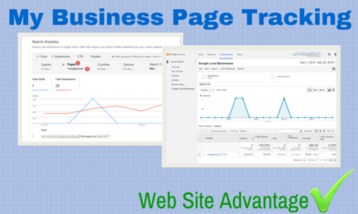 My Business Page Tracking