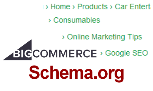 BigCommerce Breadcrumbs Schema.org